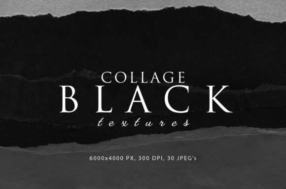 Download Collage Black Paper Textures - Premium Resources
