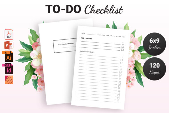 Download To Do Checklist - KDP Interior - To do checklist Collection